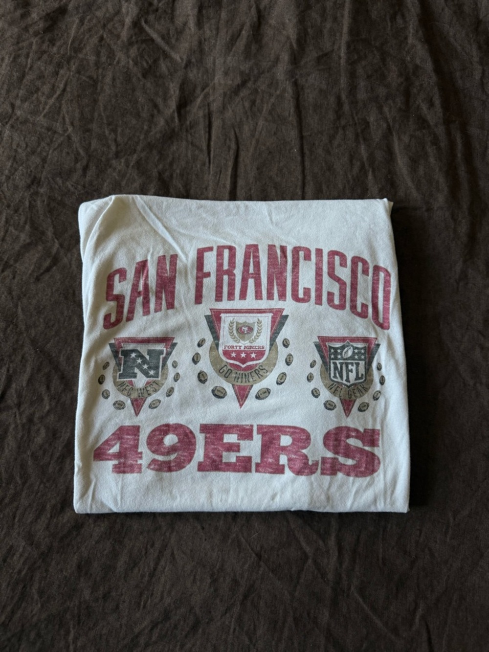 Abercrombie & Fitch White San Francisco 49ers Graphic Tee